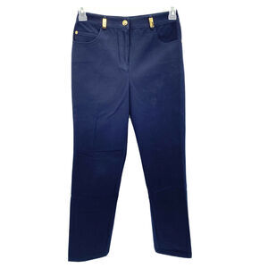 ST. JOHN Sport Navy Blue Straight Leg Pants